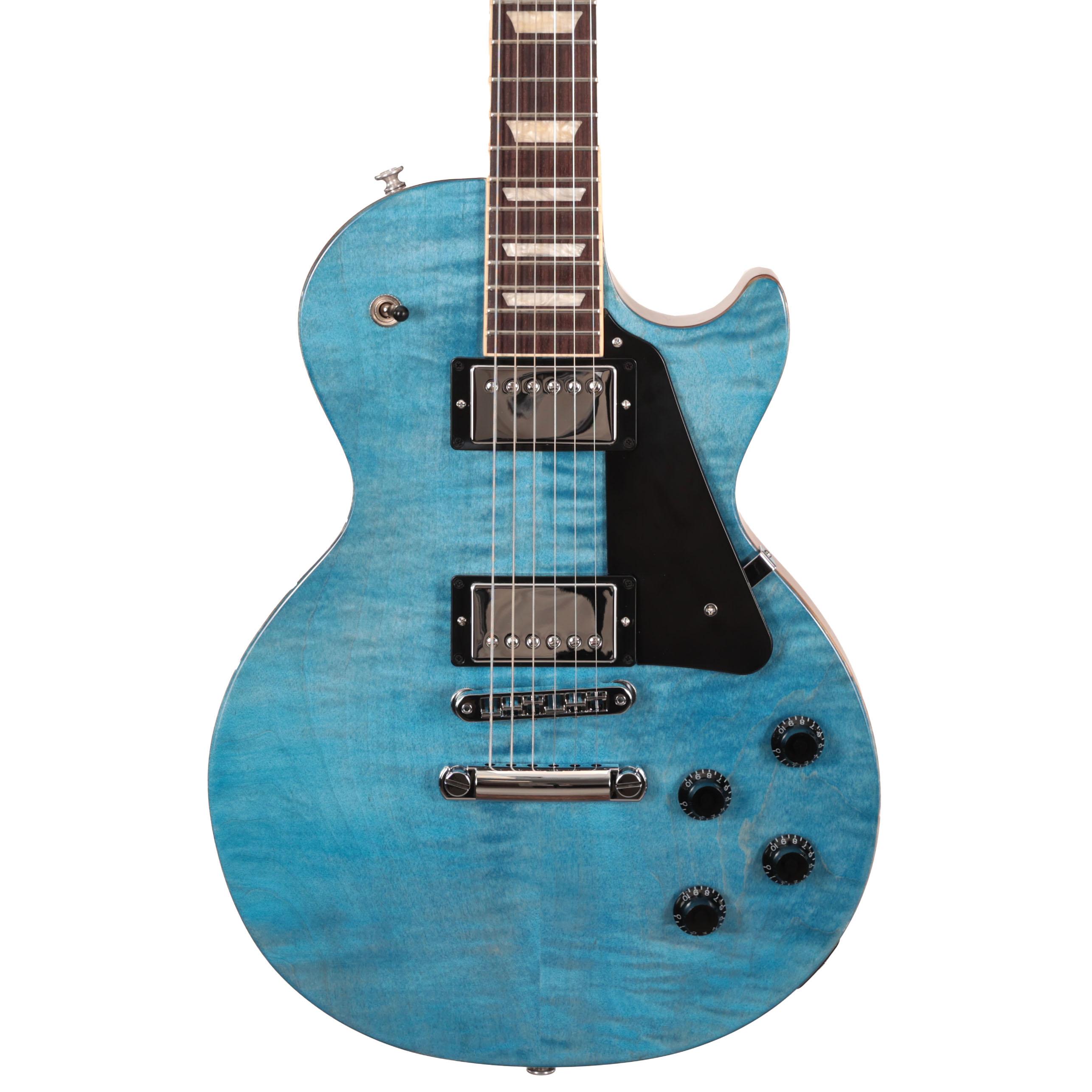 Gibson Les Paul Studio Figured in Ocean Blue - Andertons Music Co.